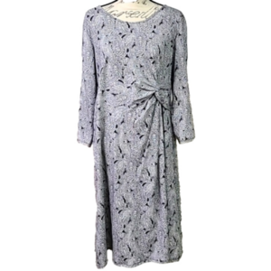 Lands End Cotton Knit Dress Size XL Soft And Comfy!